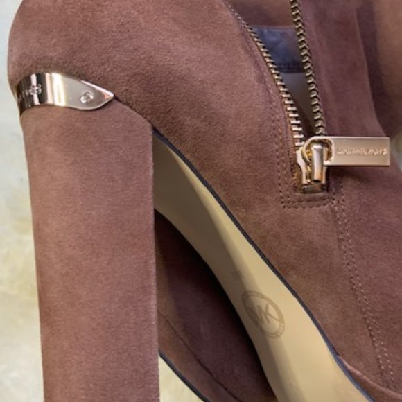 Michael Kors Suede Ankle Boots - Picture 6 of 9